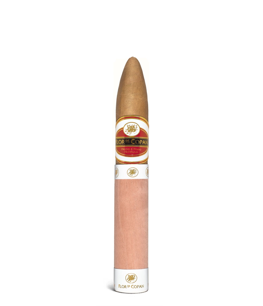 Flor De Copan Belicoso Cigar close-up from AuCigars, premium Cuban cigar