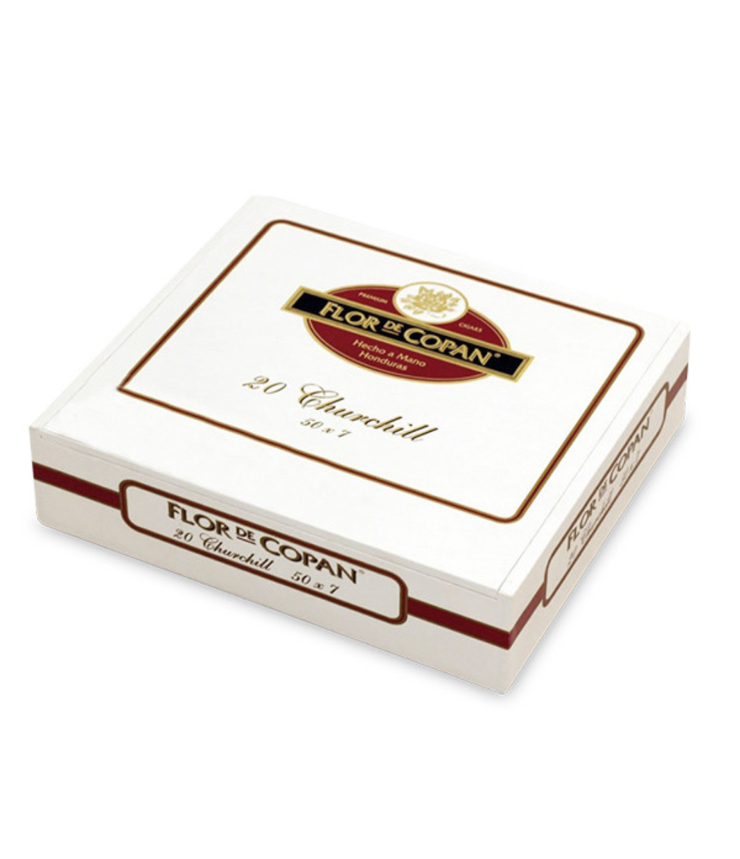 Flor De Copan Churchill Cigar Box View 2 from AuCigars, premium Cuban cigar