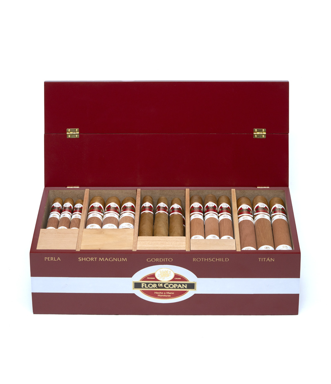 Flor De Copan Classic Combination Cigar Box View 2 from AuCigars, premium Cuban cigar