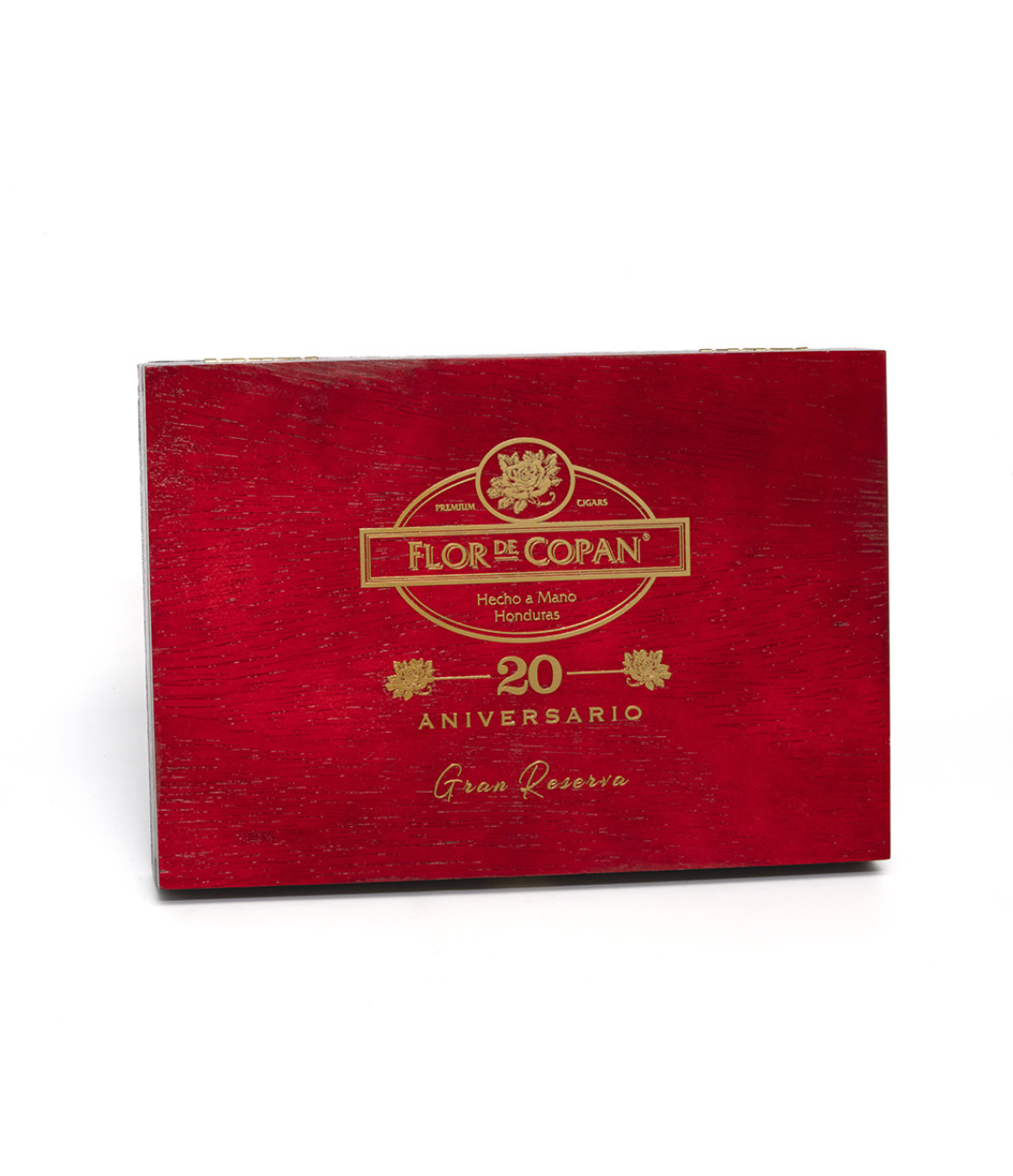 Flor De Copan Gran Reserva 20 Aniversario 2023 Limited Edition Cigar Box View 3 from AuCigars, premium Cuban cigar