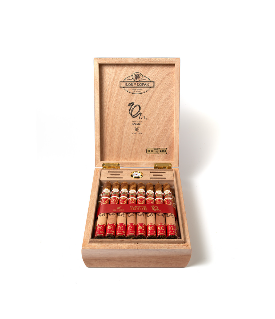 Flor De Copan Year Of The Snake 2025 Limited Edition Cigar Box View 2 from AuCigars, premium Cuban cigar