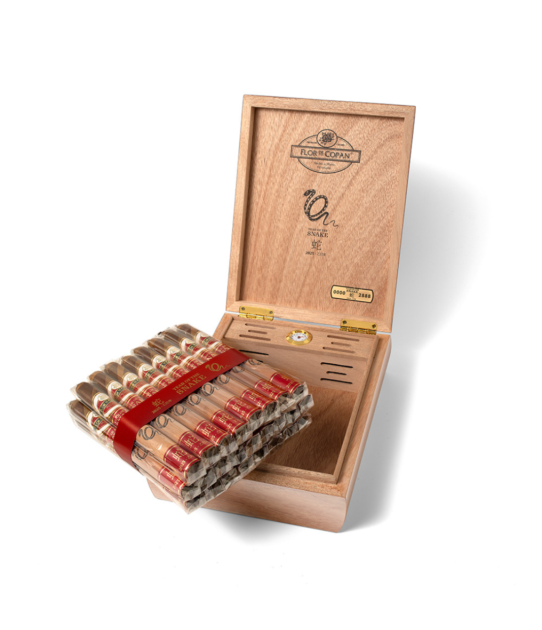 Flor De Copan Year Of The Snake 2025 Limited Edition Cigar Box View 3 from AuCigars, premium Cuban cigar