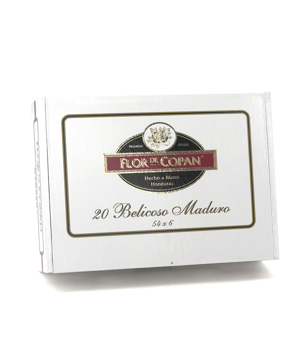 Flor De Copan Maduro Belicoso Cigar Box View 3 from AuCigars, premium Cuban cigar