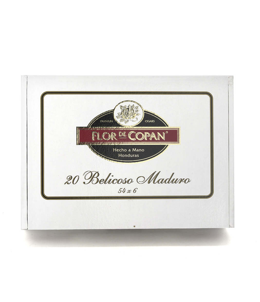 Flor De Copan Maduro Belicoso Cigar Box View 4 from AuCigars, premium Cuban cigar
