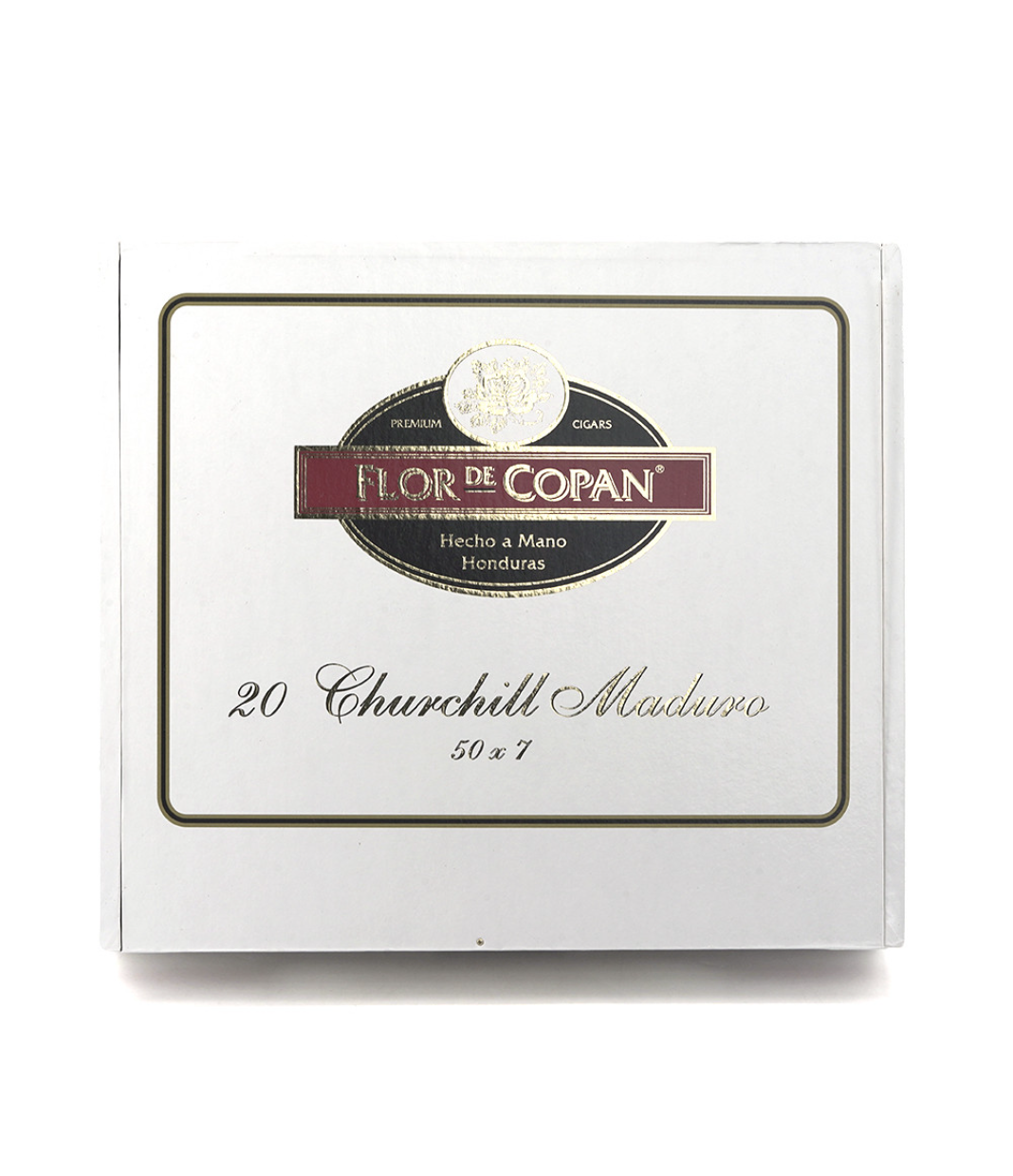 Flor De Copan Maduro Churchill Cigar Box View 4 from AuCigars, premium Cuban cigar