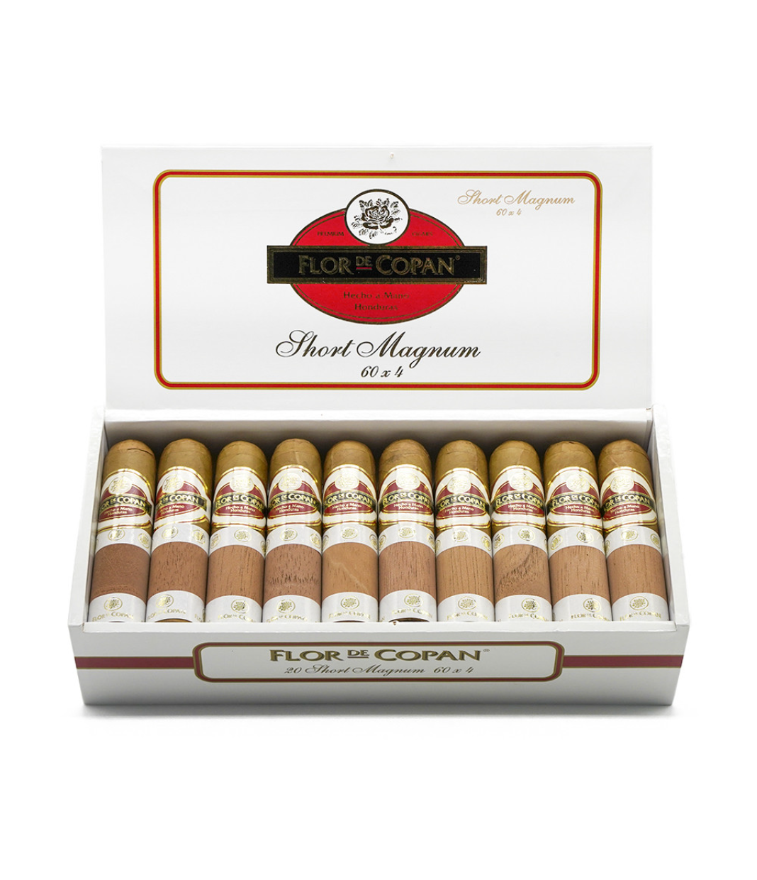 Flor De Copan Short Magnum Cigar Box View 2 from AuCigars, premium Cuban cigar