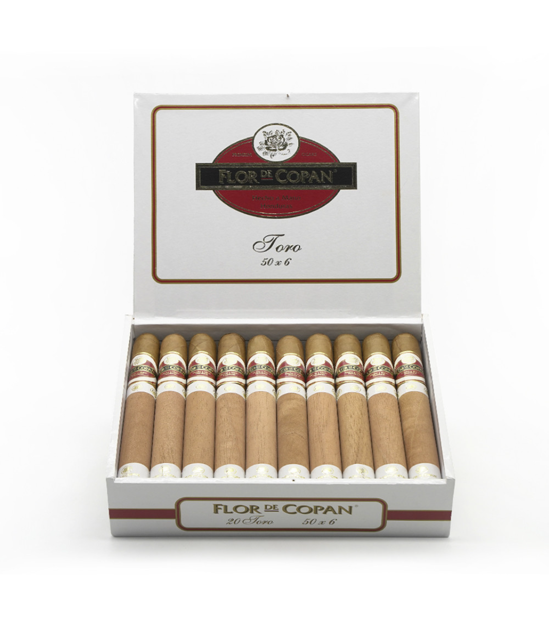Flor De Copan Toro Cigar Box View 2 from AuCigars, premium Cuban cigar