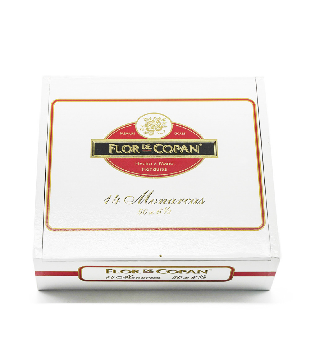 Flor De Copan Monarcas Tube Cigar Box View 4 from AuCigars, premium Cuban cigar