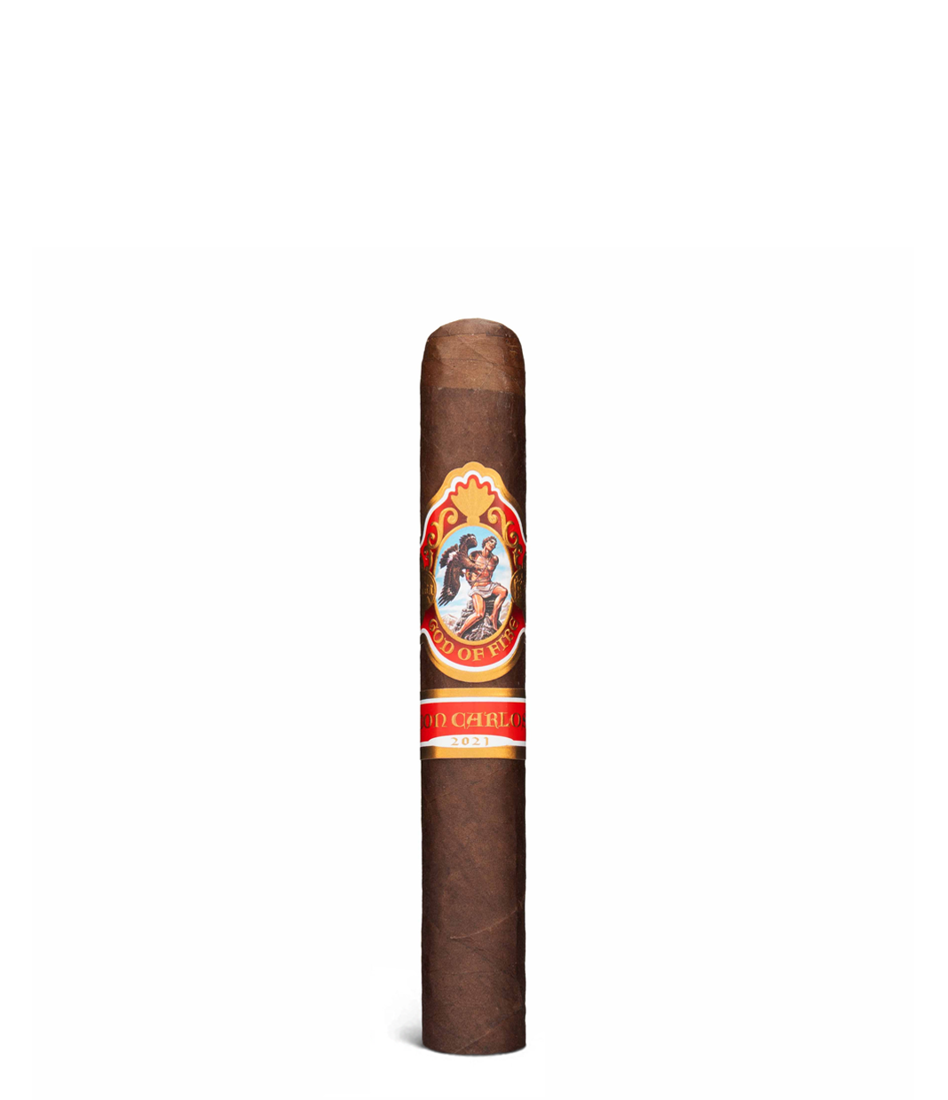 God of Fire By Don Carlos Robusto (2024) Box of 10 from AuCigars, premium Cuban cigar.