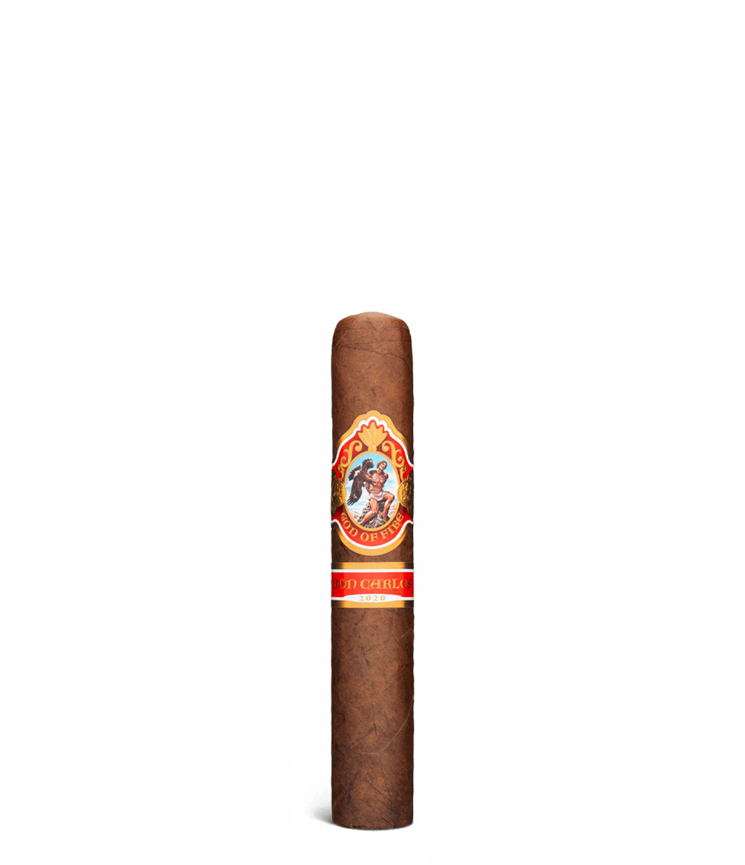 God Of Fire By Don Carlos Robusto Gordo (2024) Box of 10 from AuCigars, premium Cuban cigar.