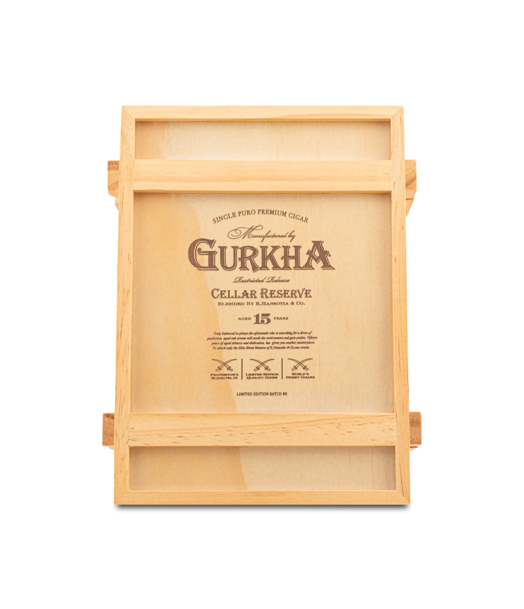 Gurkha Cellar Reserve 15 Years Hedonism Cigar Box View 4 from AuCigars, premium Cuban cigar