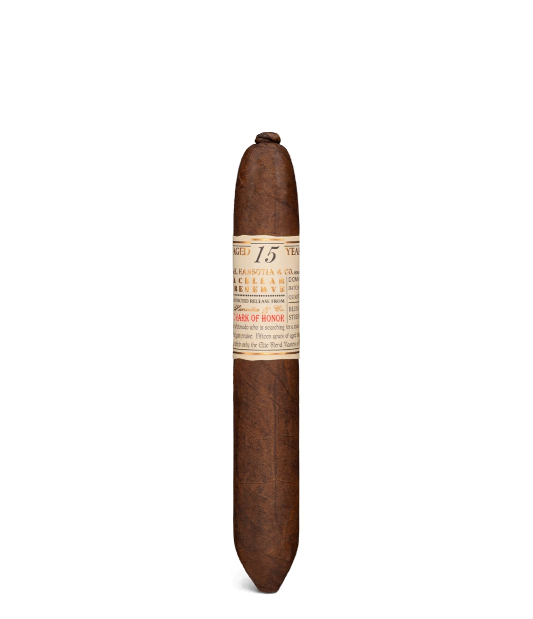 Gurkha Cellar Reserve 15 Years Hedonism Cigar close-up from AuCigars, premium Cuban cigar
