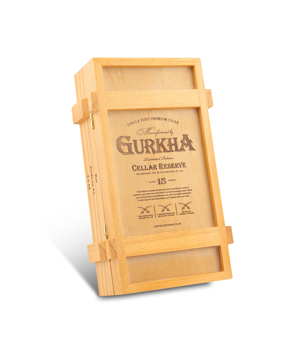 Gurkha Cellar Reserve 15 Years Koi Cigar Box View 2 from AuCigars, premium Cuban cigar