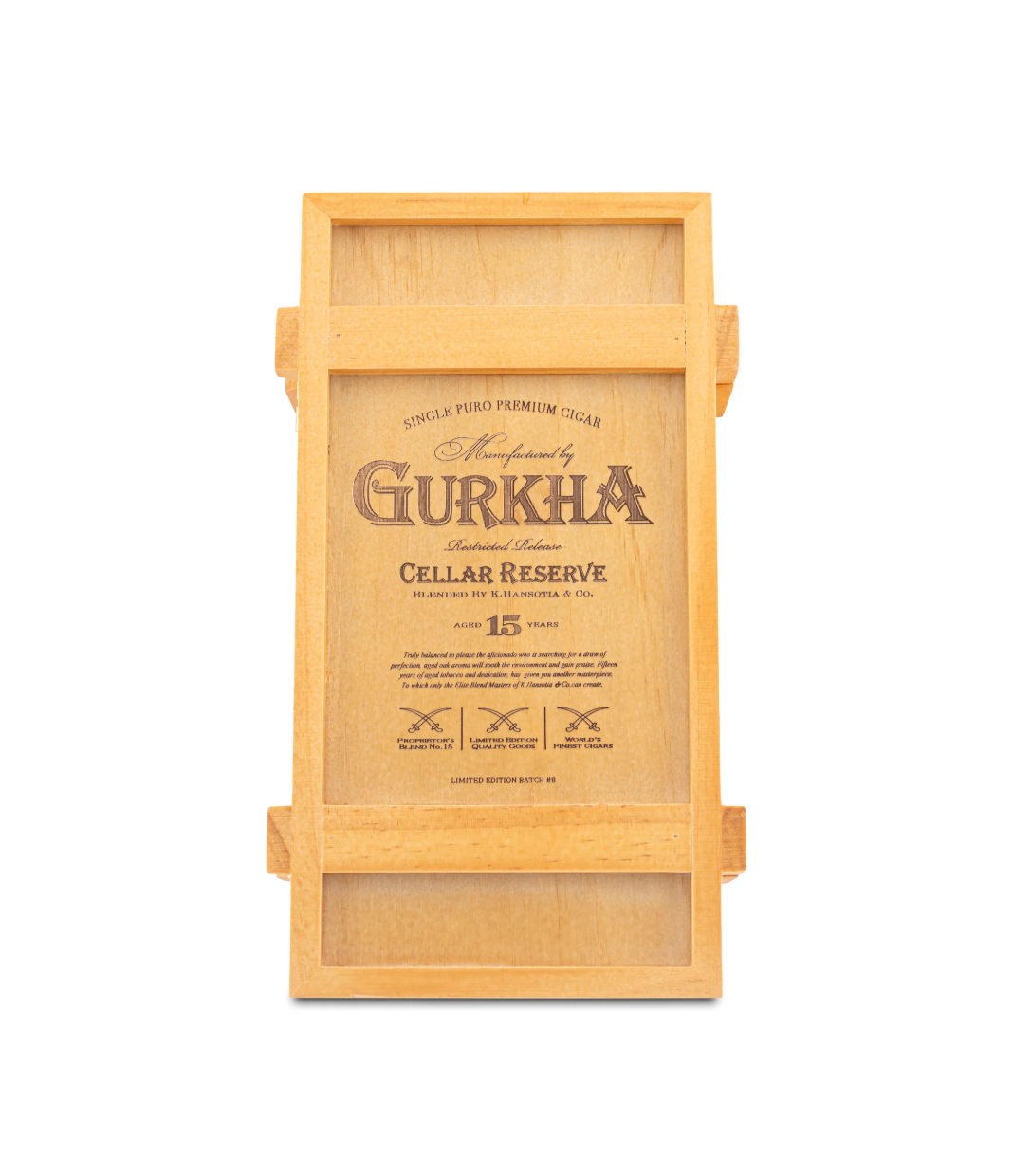Gurkha Cellar Reserve 15 Years Koi Cigar Box View 4 from AuCigars, premium Cuban cigar