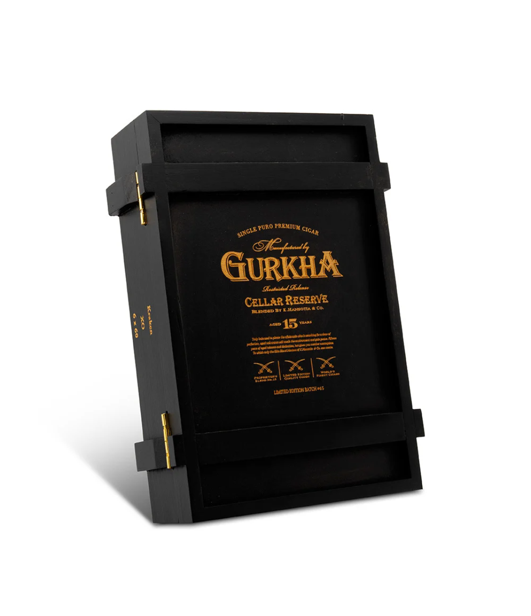 Gurkha Cellar Reserve 15 Years Kraken Xo Cigar Box View 2 from AuCigars, premium Cuban cigar