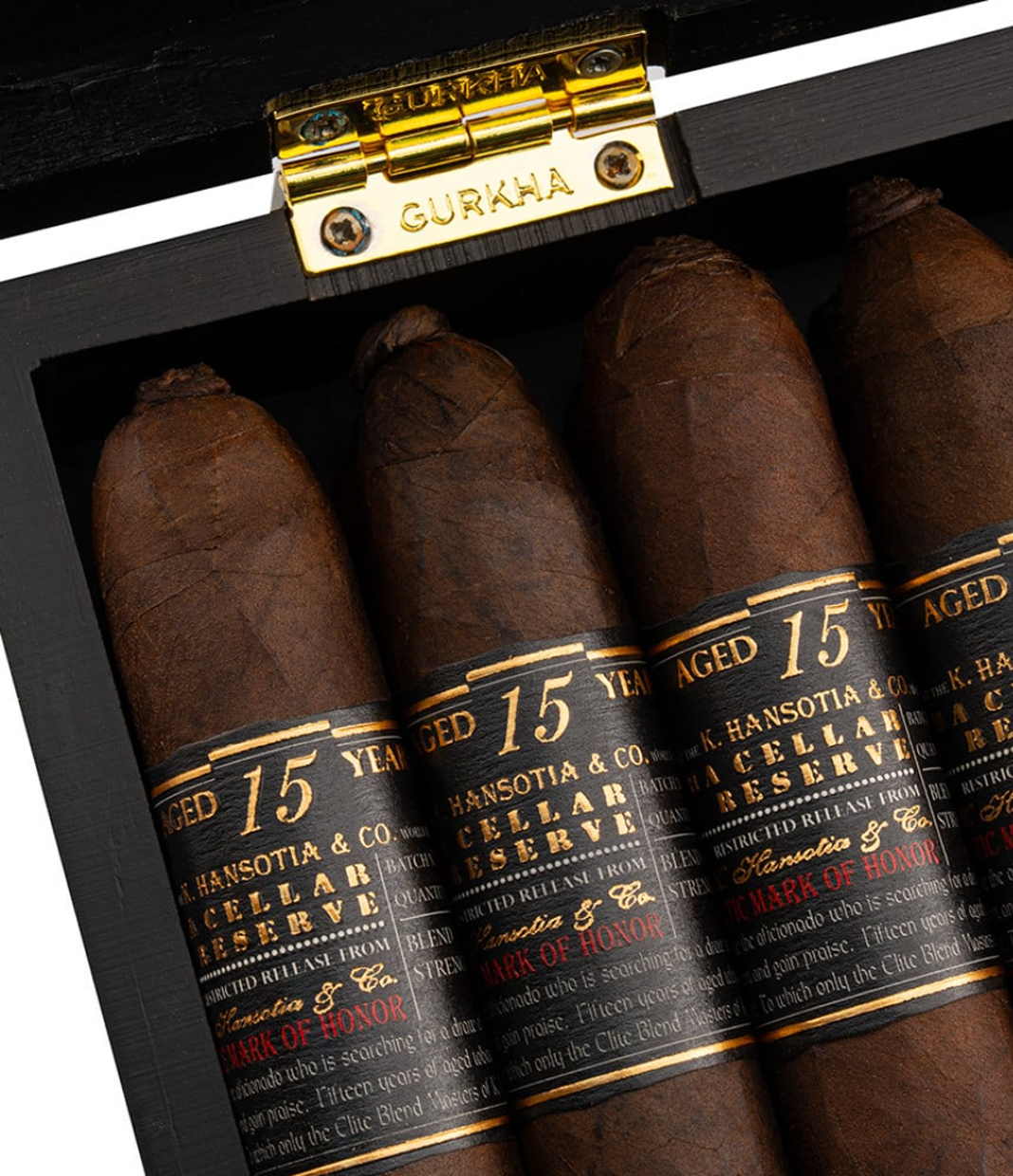 Gurkha Cellar Reserve 15 Years Kraken Xo Cigar Box View 5 from AuCigars, premium Cuban cigar