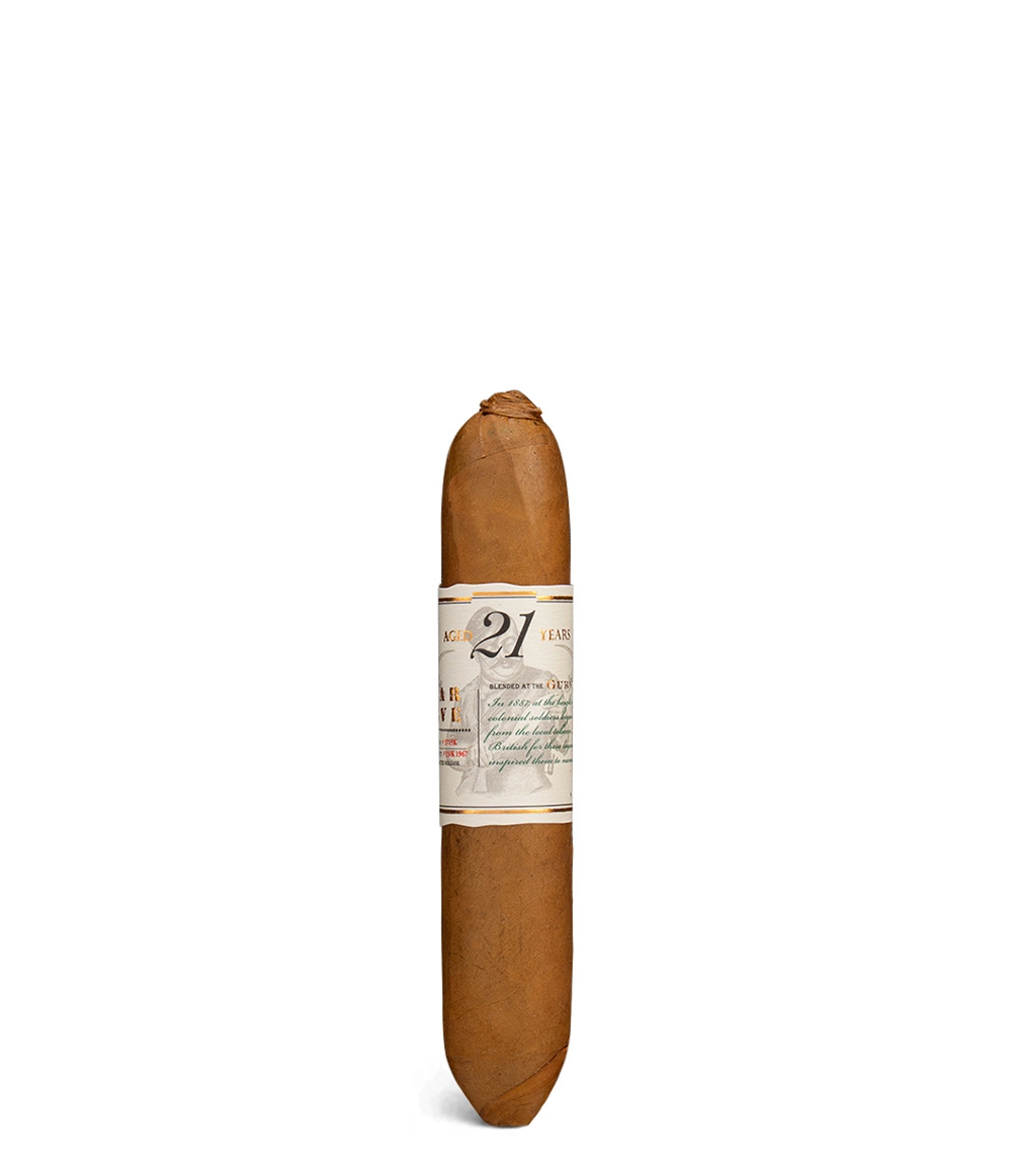 Gurkha Cellar Reserve 21 Years Solara Cigar close-up from AuCigars, premium Cuban cigar