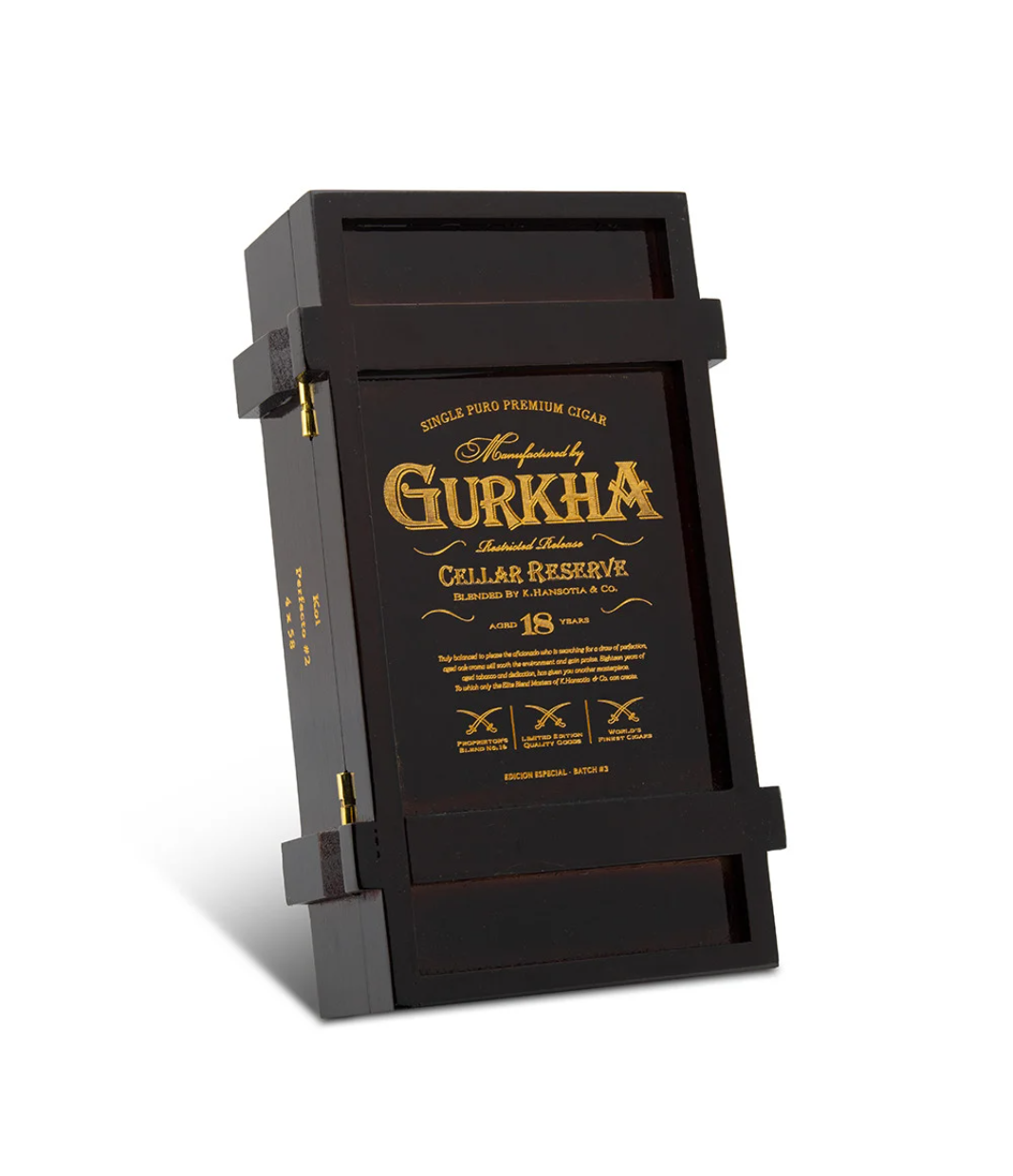 Gurkha Cellar Reserve Edicion Especial 18 Years Koi Cigar Box View 2 from AuCigars, premium Cuban cigar