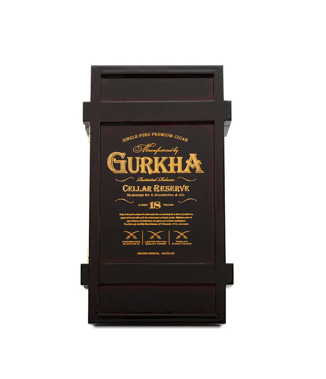 Gurkha Cellar Reserve Edicion Especial 18 Years Koi Cigar Box View 4 from AuCigars, premium Cuban cigar