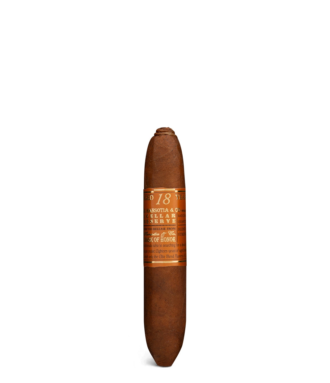 Gurkha Cellar Reserve Edicion Especial 18 Years Solara Cigar close-up from AuCigars, premium Cuban cigar