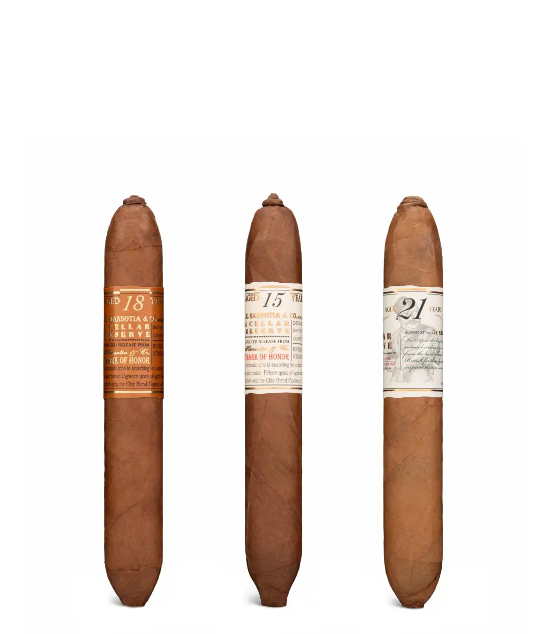 Gurkha Cellar Reserve Hedonism Gift Sampler Box of 15 from AuCigars, premium Cuban cigar.