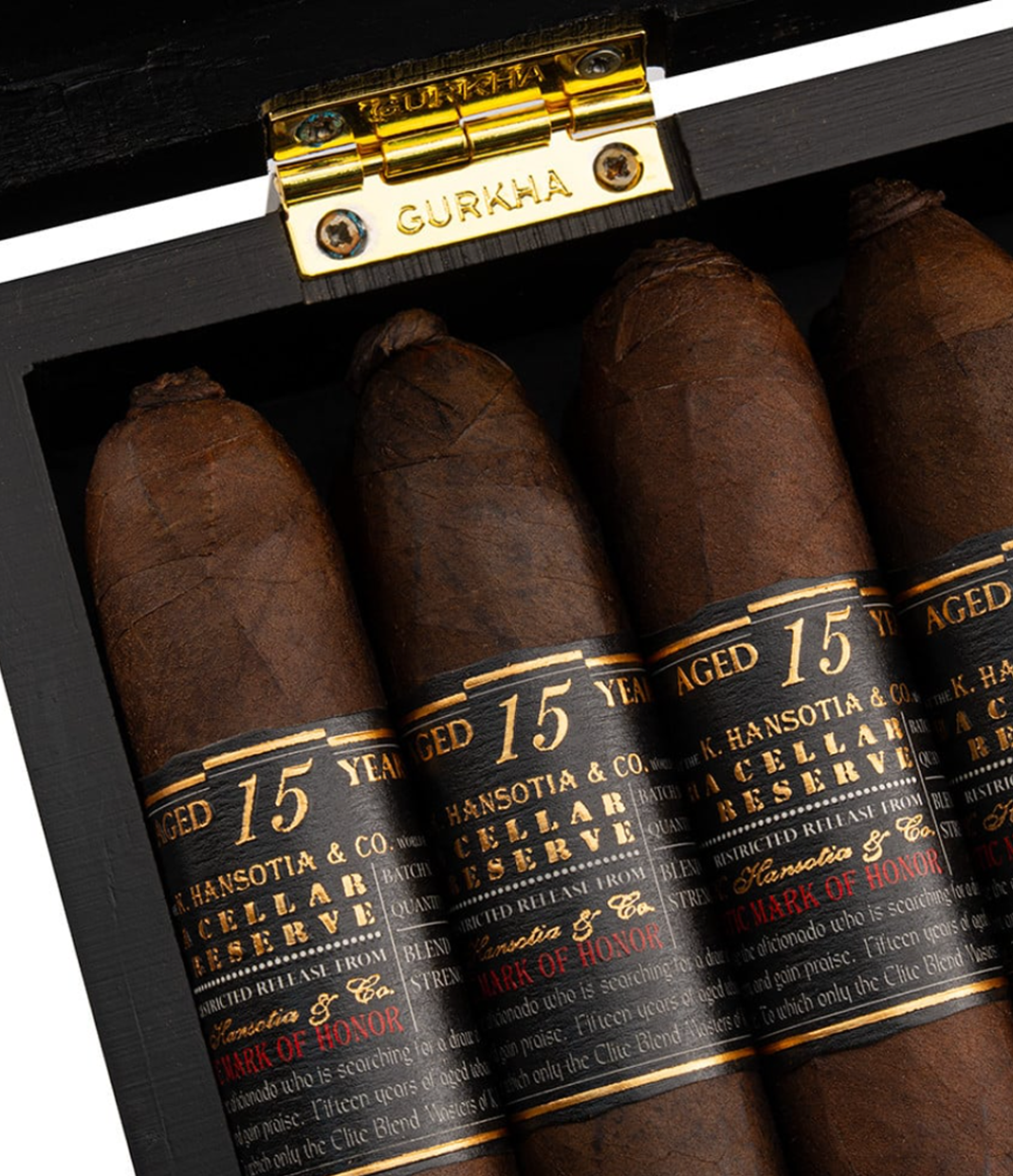 Gurkha Cellar Reserve Limitada 15 Years Maduro Kraken Xo Cigar Box View 5 from AuCigars, premium Cuban cigar