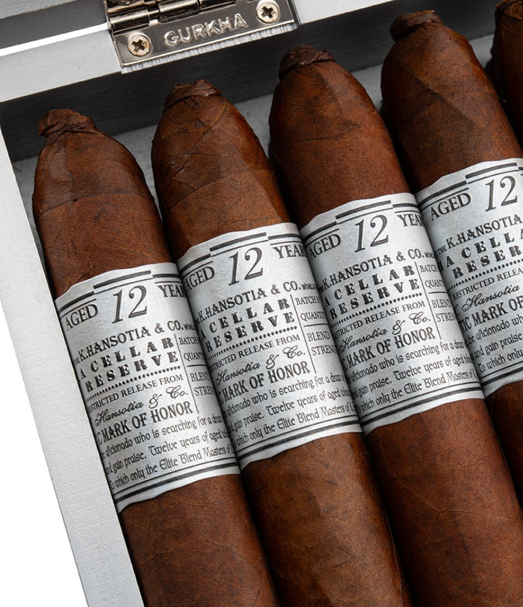 Gurkha Cellar Reserve Platinum Edition 12 Years Kraken Cigar Box View 5 from AuCigars, premium Cuban cigar