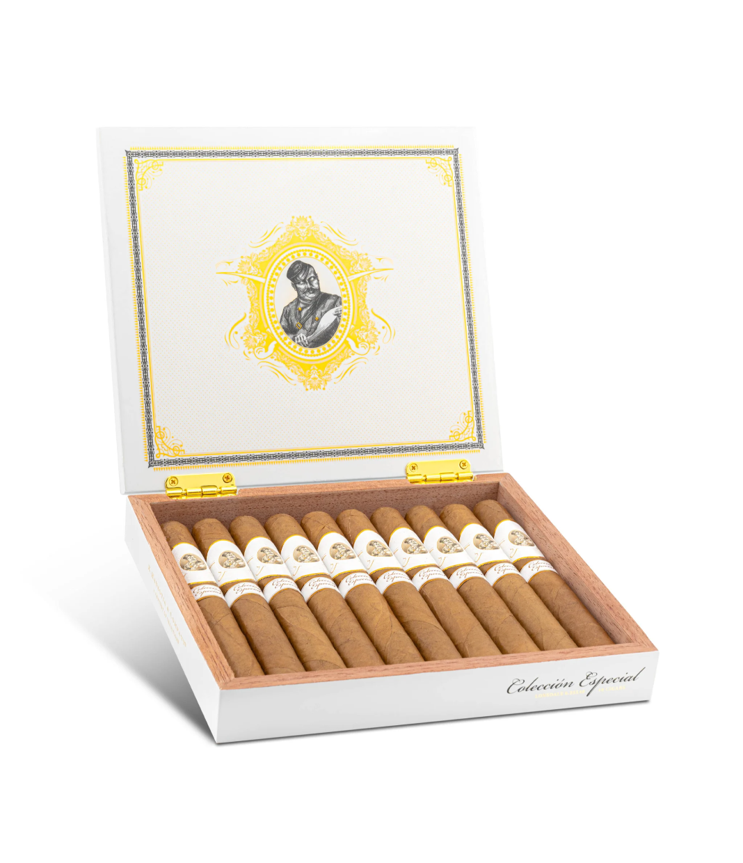 Gurkha Coleccion Especial Lonsdale Cigar Box of 10 close-up from AuCigars, premium Cuban cigar