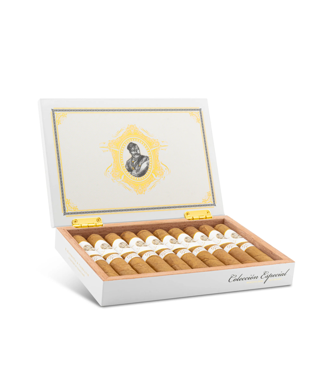 Gurkha Coleccion Especial Robusto Cigar Box of 10 close-up from AuCigars, premium Cuban cigar