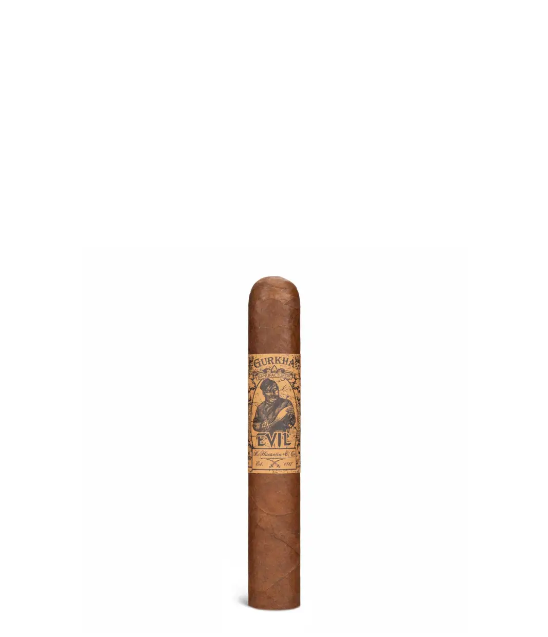 Gurkha Evil Robusto Sampler Packs Box of 2 X 4 from AuCigars, premium Cuban cigar.