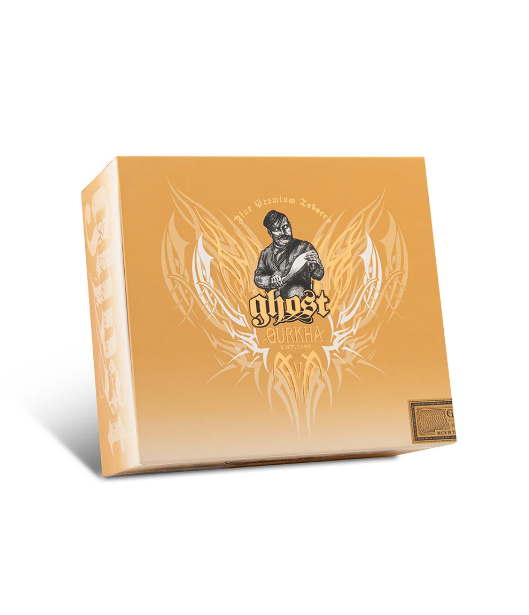 Gurkha Ghost Connecticut Shadow Cigar Box View 2 from AuCigars, premium Cuban cigar