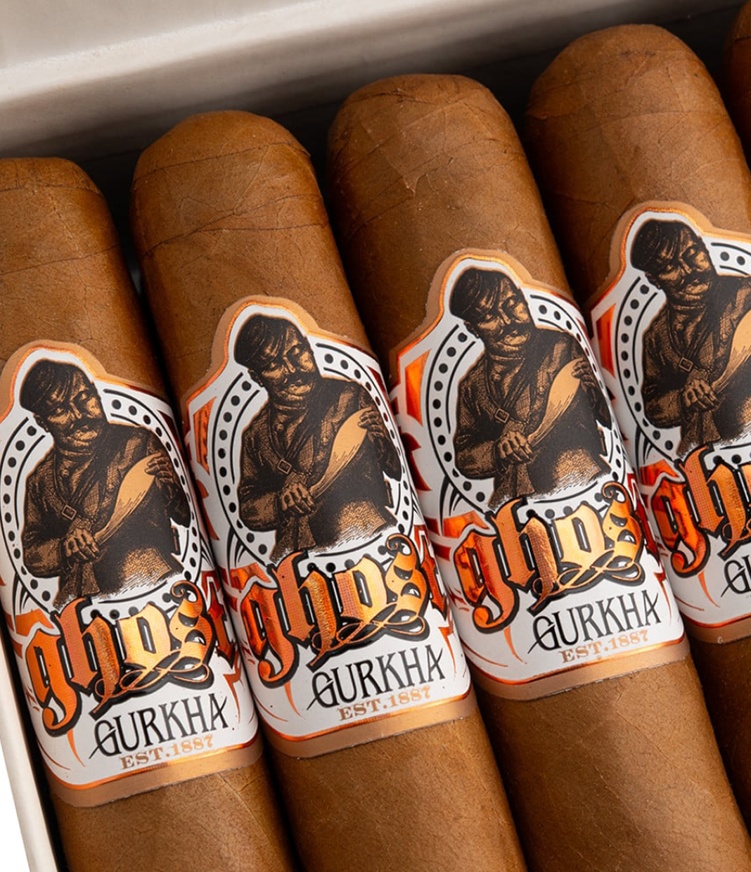 Gurkha Ghost Connecticut Shadow Cigar Box View 5 from AuCigars, premium Cuban cigar