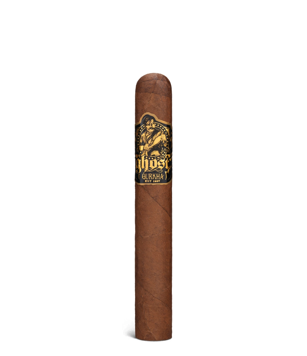 Gurkha Ghost Gold Asura Cigar close-up from AuCigars, premium Cuban cigar