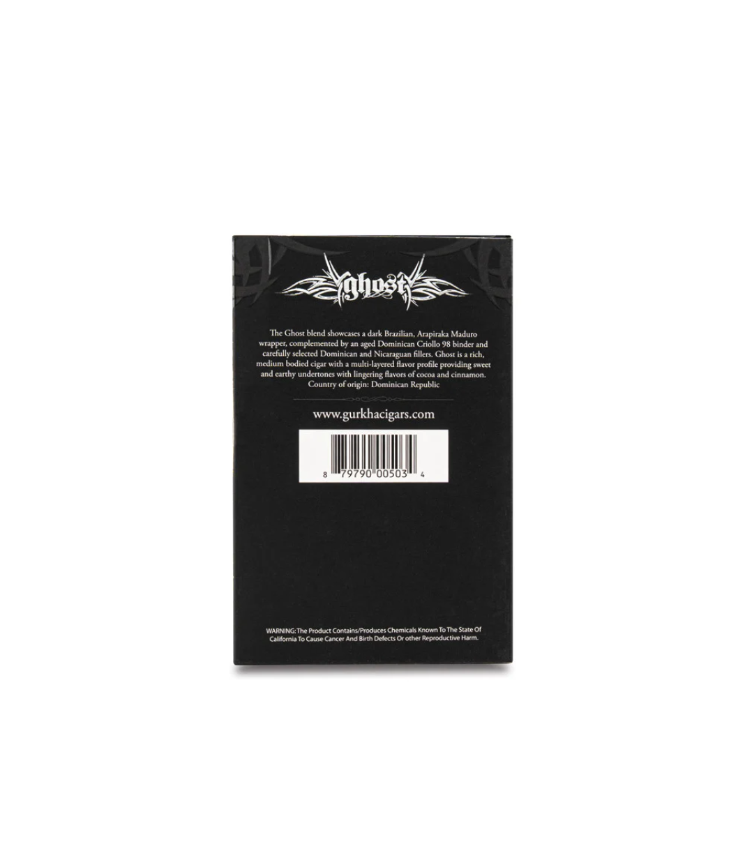 Gurkha Ghost Sampler Cigar Box View 4 from AuCigars, premium Cuban cigar