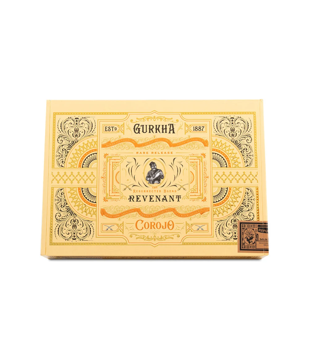 Gurkha Revenant Corojo Toro Cigar Box View 4 from AuCigars, premium Cuban cigar