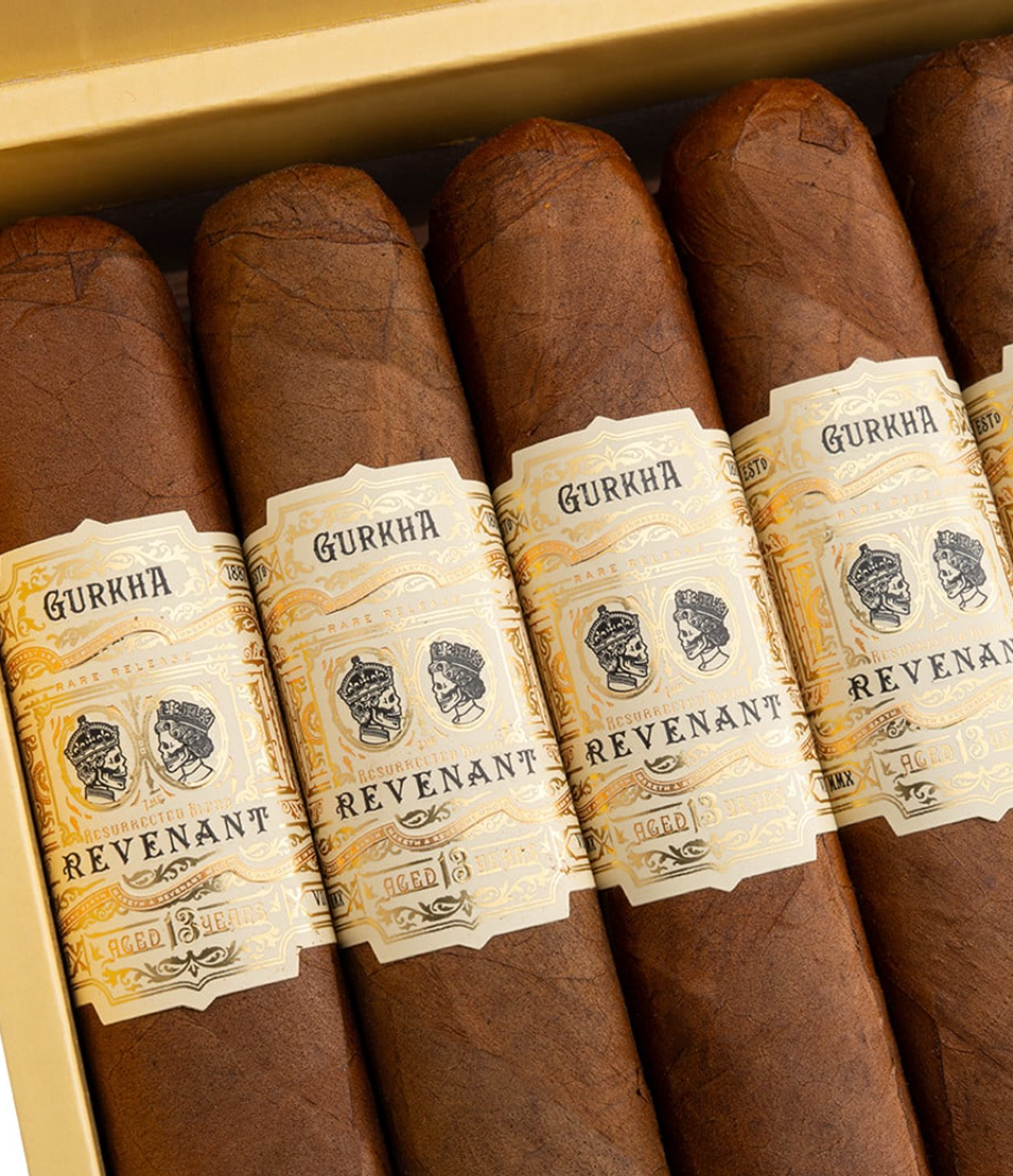 Gurkha Revenant Corojo Toro Cigar Box View 5 from AuCigars, premium Cuban cigar