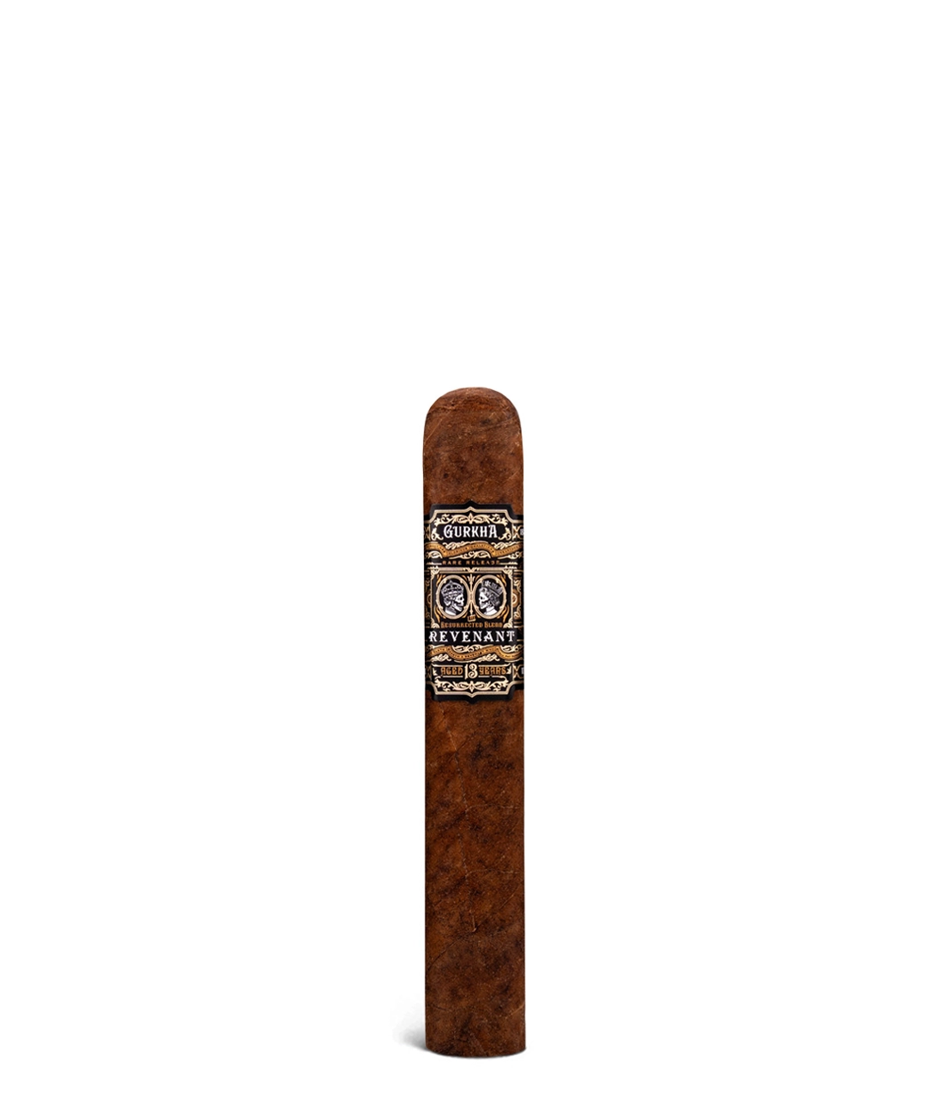 Gurkha Revenant Maduro Robusto Cigar close-up from AuCigars, premium Cuban cigar