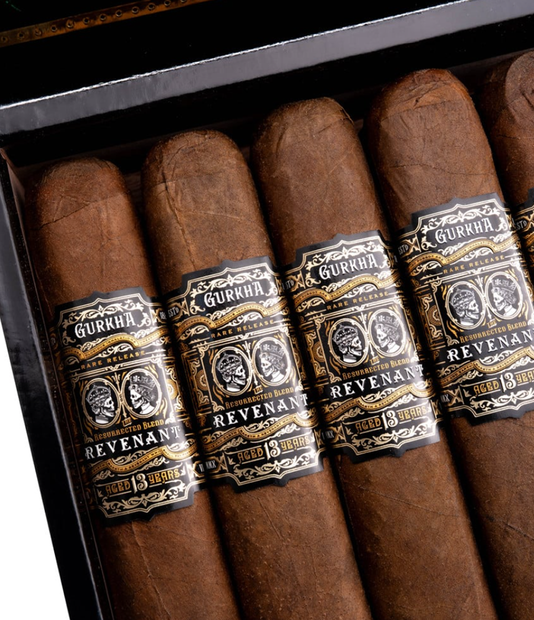 Gurkha Revenant Maduro Toro Cigar Box View 5 from AuCigars, premium Cuban cigar