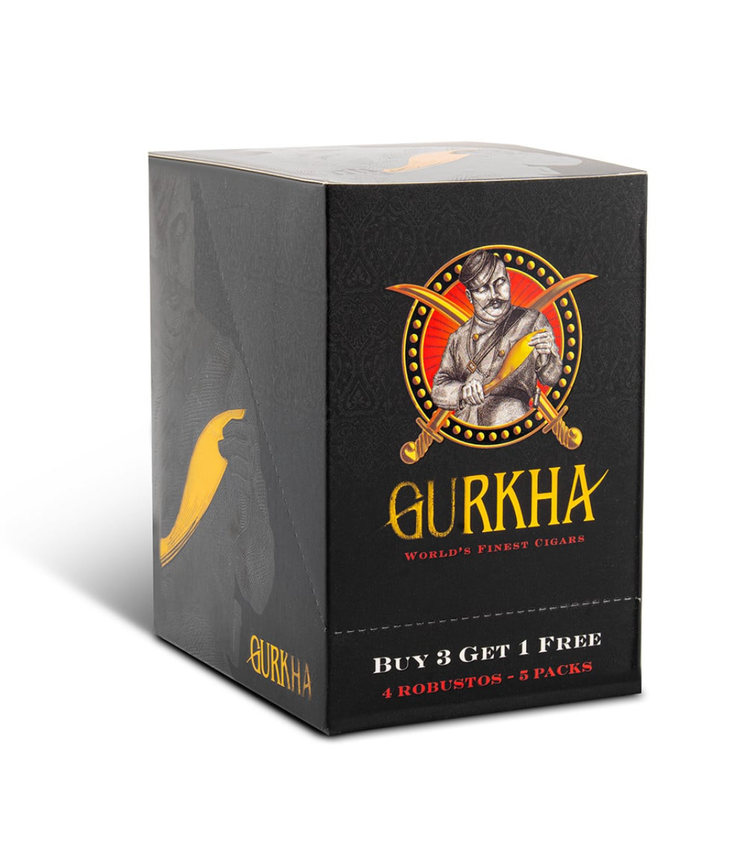 Gurkha Robusto Sampler Cigar Box View 3 from AuCigars, premium Cuban cigar