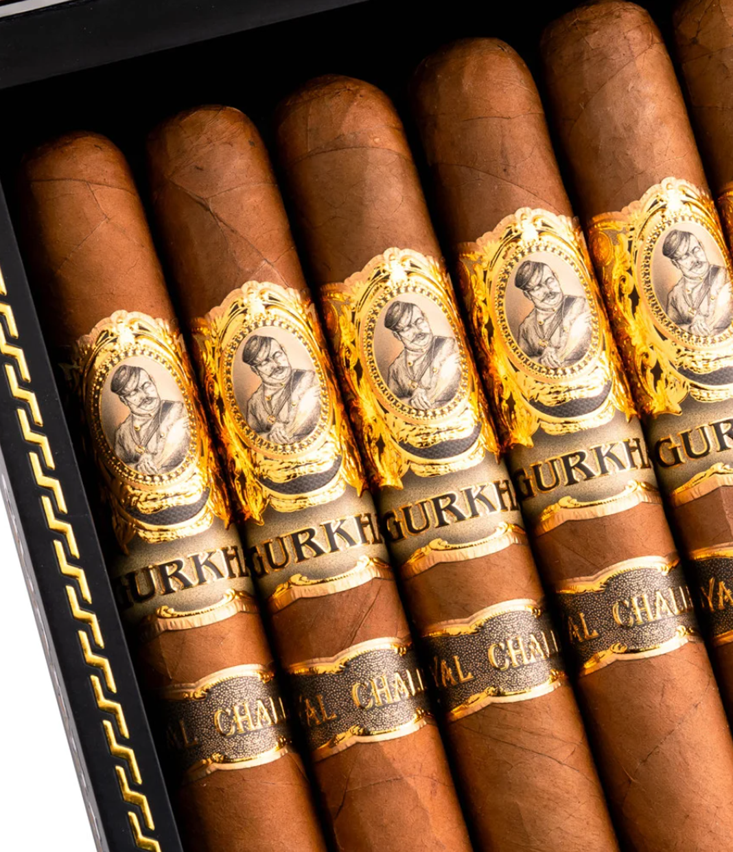 Gurkha Royal Challenge Toro Cigar Box View 5 from AuCigars, premium Cuban cigar