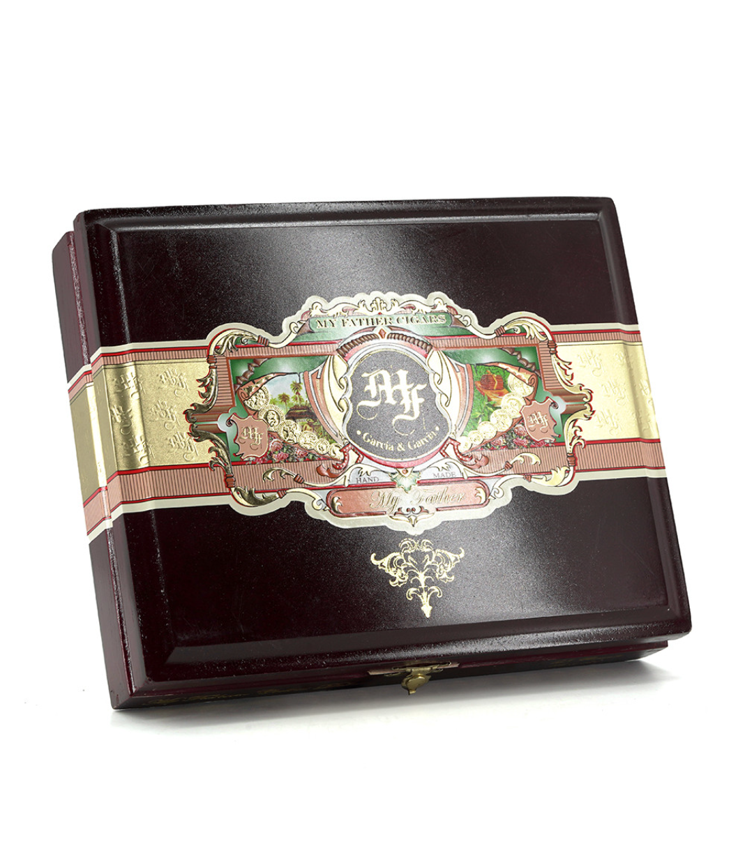 My Father Cedro Deluxe Cervantes Cigar Box View 3 from AuCigars, premium Cuban cigar