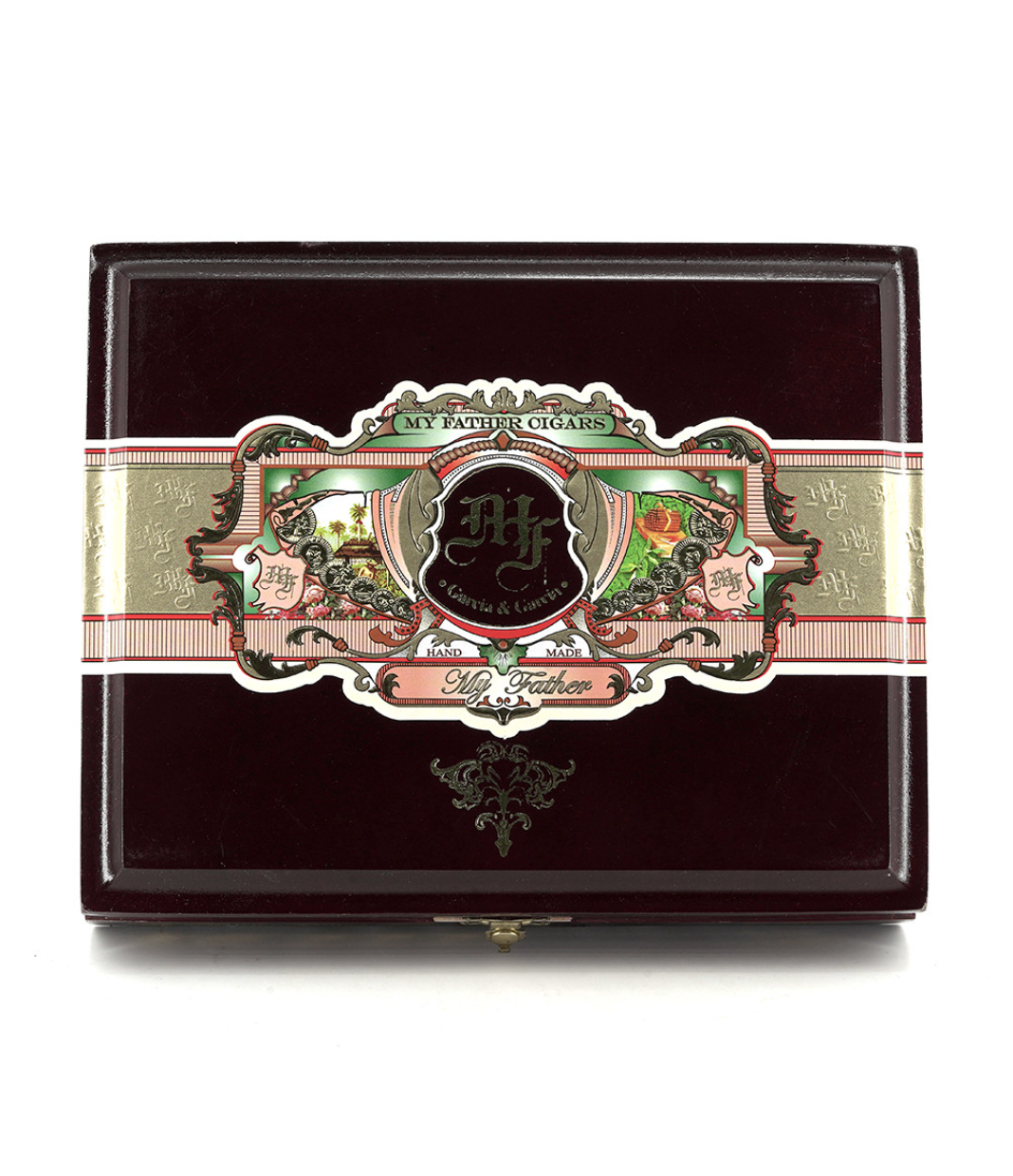 My Father Cedro Deluxe Cervantes Cigar Box View 4 from AuCigars, premium Cuban cigar