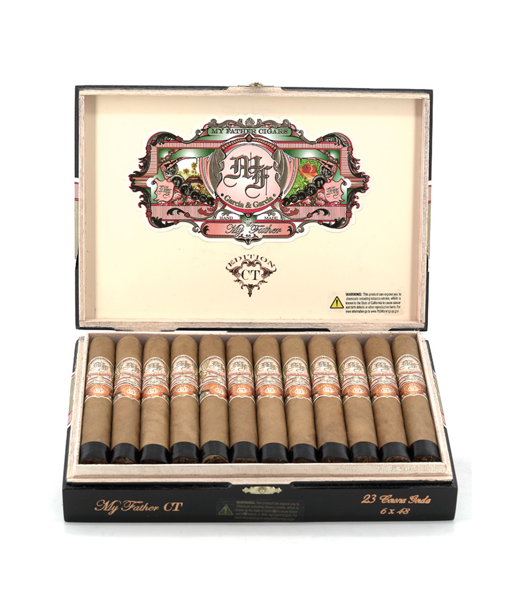 My Father Connecticut Corona Gorda Cigar Box View 2 from AuCigars, premium Cuban cigar