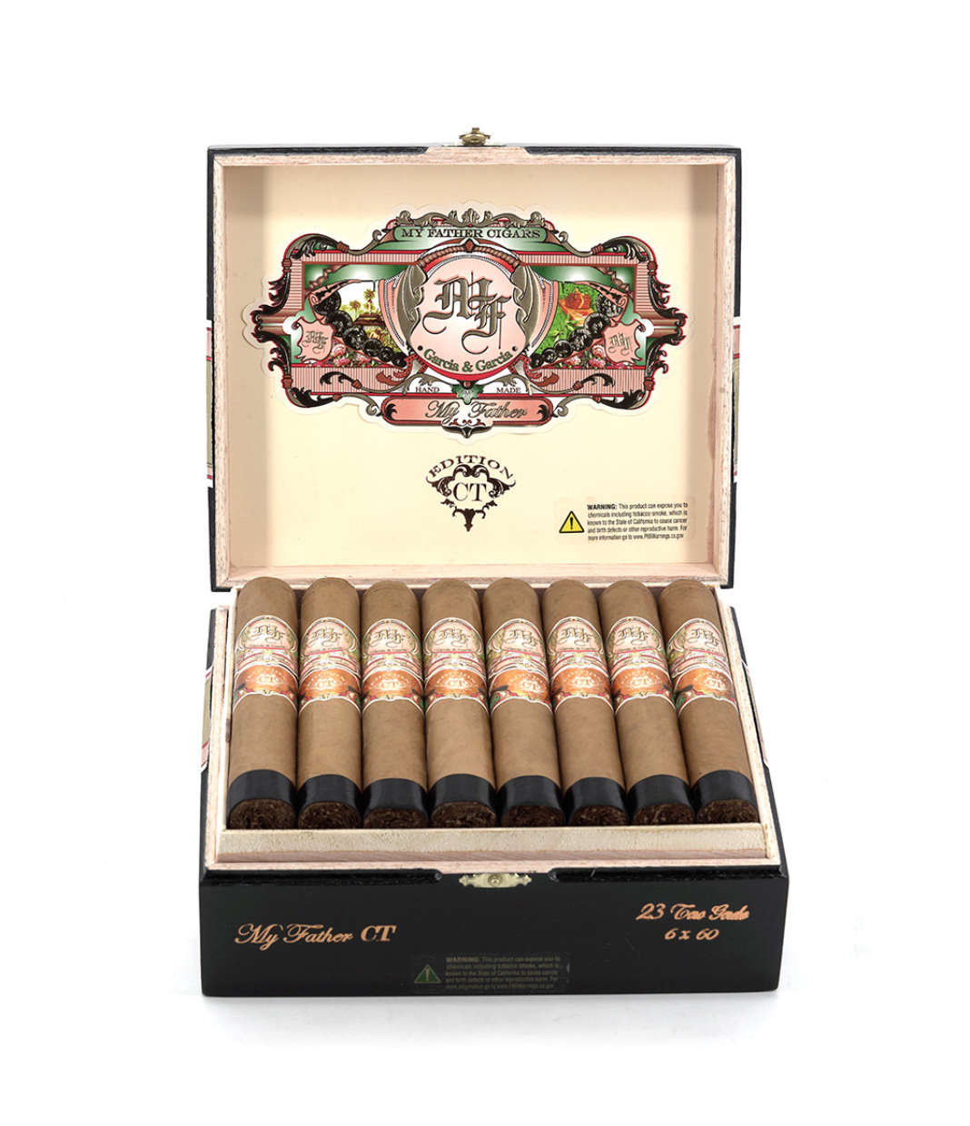 My Father Connecticut Toro Gordo Cigar Box View 2 from AuCigars, premium Cuban cigar