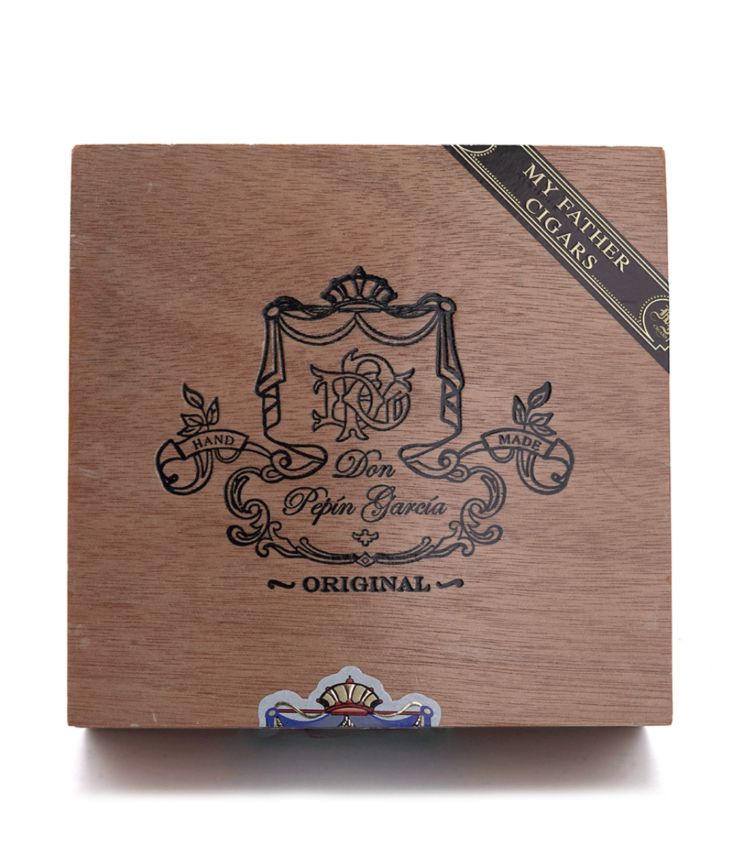 My Father Don Pepin Garcia Blue Imperiales - Torpedo Cigar Box View 4 from AuCigars, premium Cuban cigar