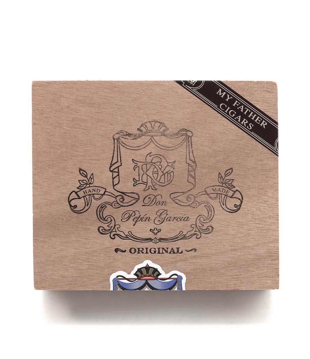 My Father Don Pepin Garcia Blue Invictos - Robusto Cigar Box View 4 from AuCigars, premium Cuban cigar