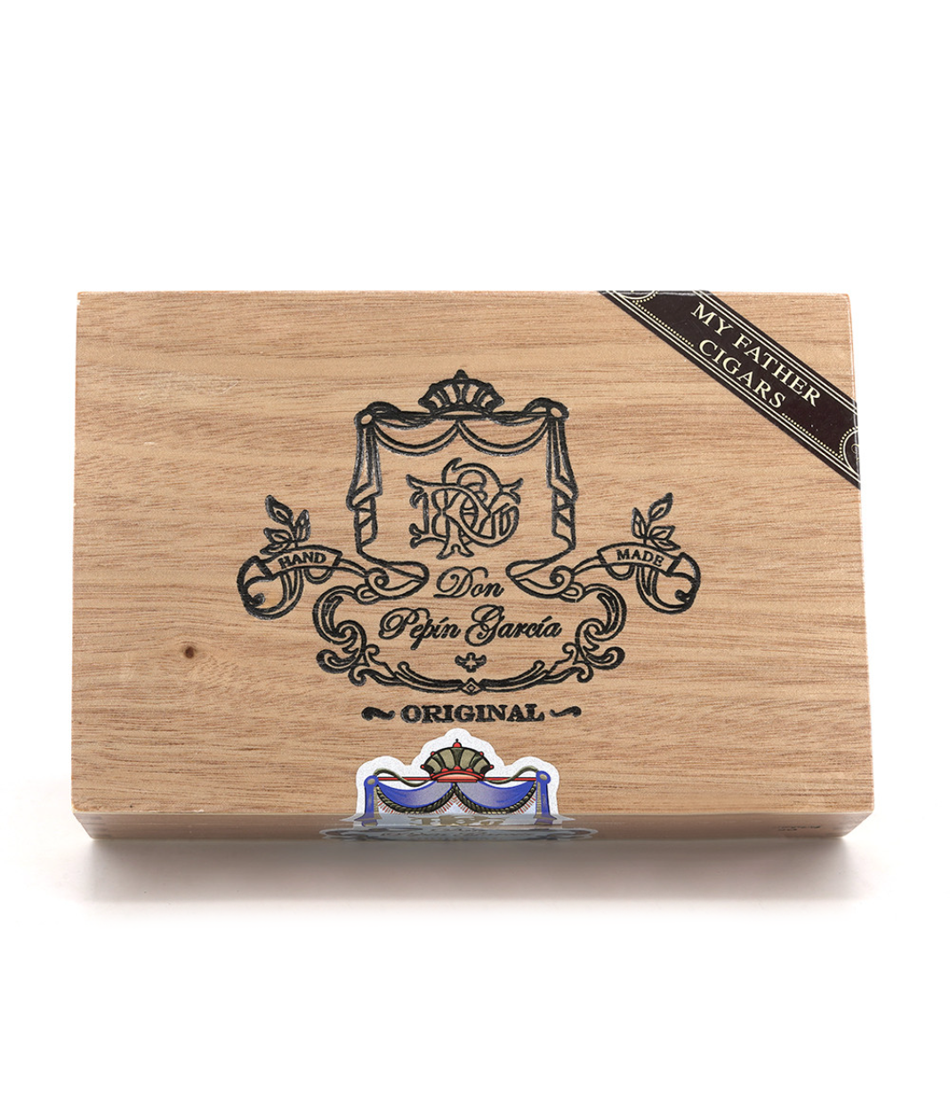 My Father Don Pepin Garcia Blue Lanceros Cigar Box View 4 from AuCigars, premium Cuban cigar