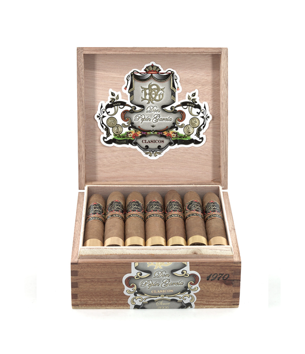 My Father Don Pepin Garcia Cuban Classic Belicoso 1970 Cigar Box View 2 from AuCigars, premium Cuban cigar