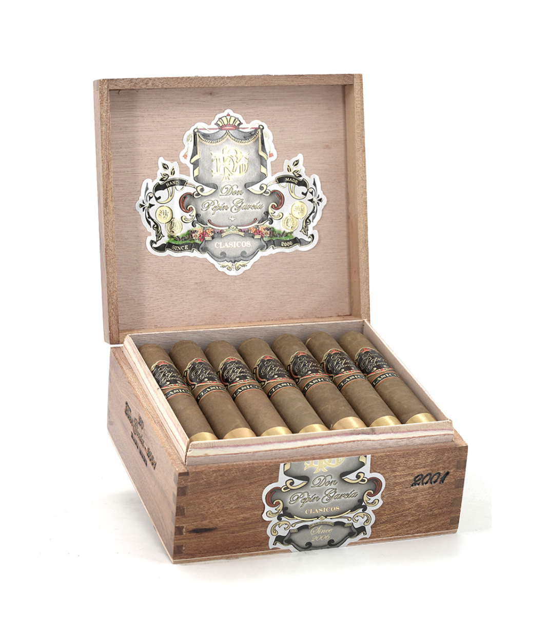 My Father Don Pepin Garcia Cuban Classic Toro Gordo 2001 Cigar Box of 20 close-up from AuCigars, premium Cuban cigar
