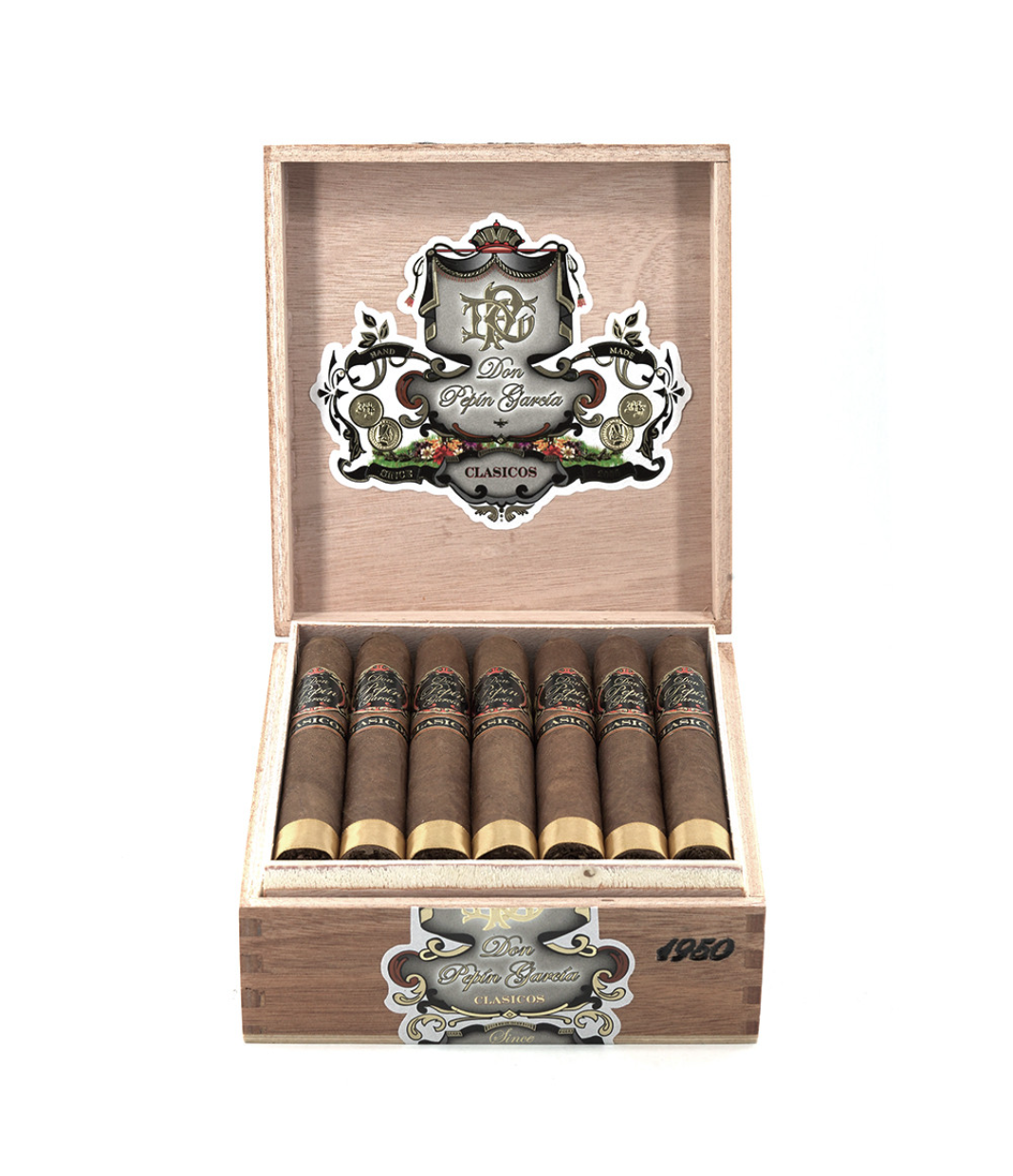 My Father Don Pepin Garcia Cuban Classic Toro 1950 Cigar Box View 2 from AuCigars, premium Cuban cigar